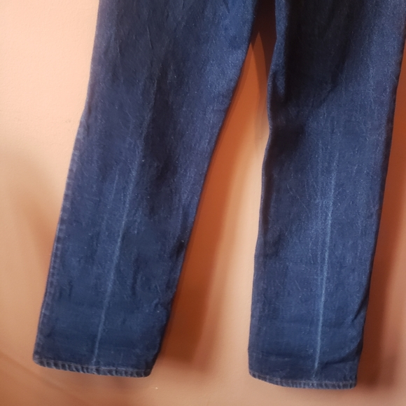 vtg 84 levi's 509 regular fit leather patch orange tab medium wash jeans 31x30 - Picture 2 of 13